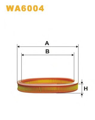 WIX FILTERS wa6004 -  Воздушный фильтр